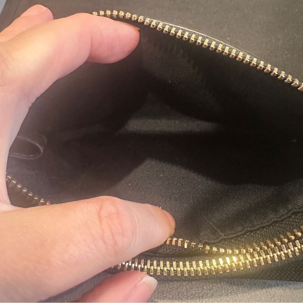 Coach Brown Double Zip Signature Wristlet - Picture 14 of 14
